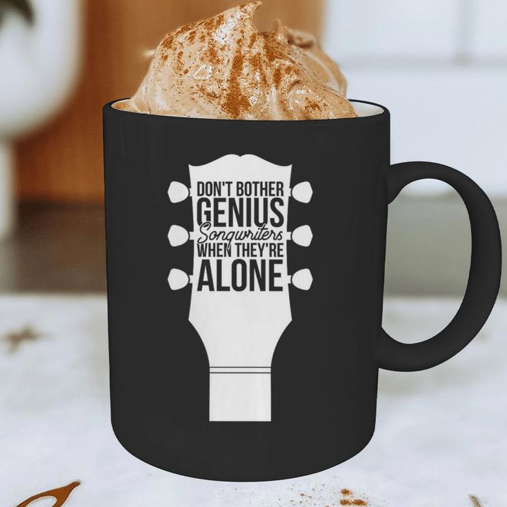 Sarcastic Jokes Genius Songwriters Are Introvert Guitarist Graphic Print Coffee Mug
