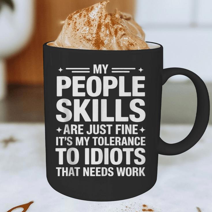 Sarcastic Saying Humor Introvert Workplace Attitude Graphic Print Coffee Mug