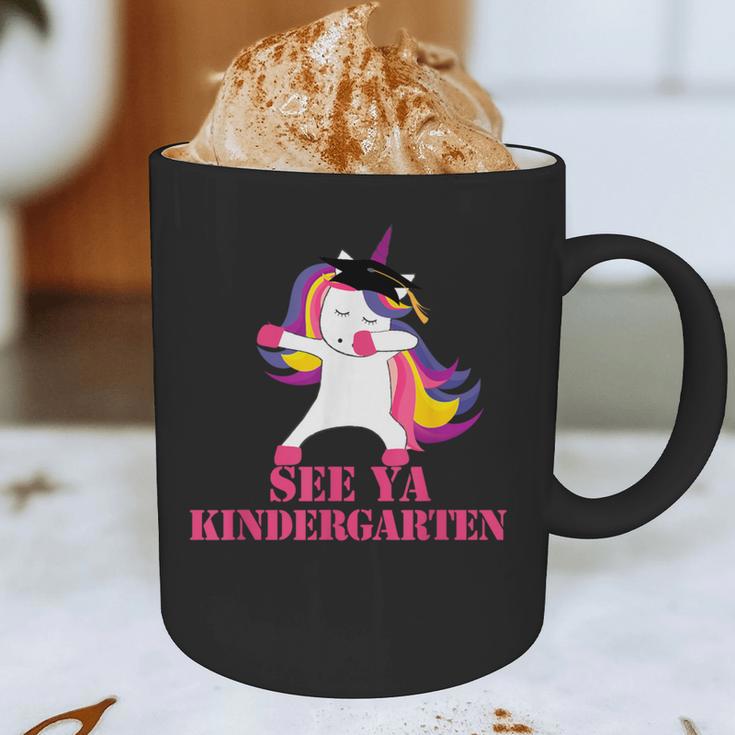See Ya Kindergarten DABBING Unicorn Graduation Meme Graphic Print Coffee Mug