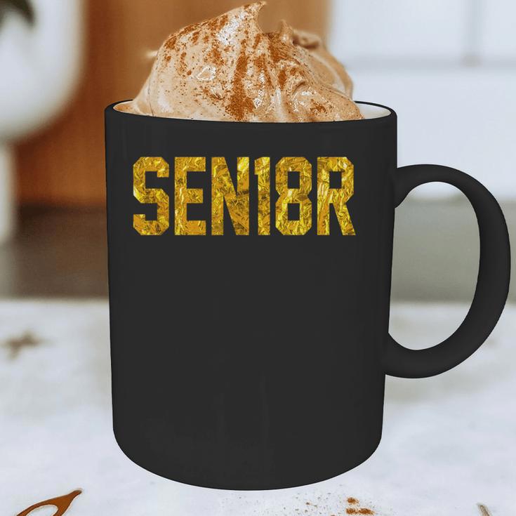 SEN18R Senior 2018 High School Graduation Party T-Shirt Graphic Print Coffee Mug