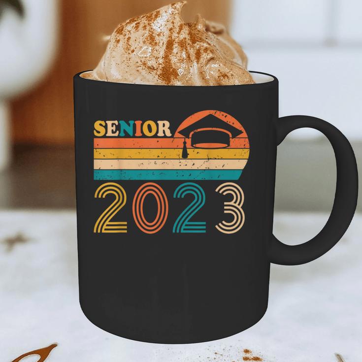 Senior 2023 Retro Class Of 2023 Seniors Graduation 23 Graphic Print Coffee Mug