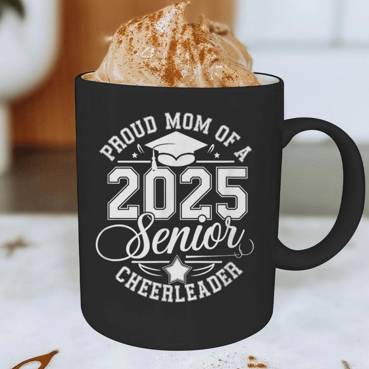 Senior 2025 Cheer Team Mom High School Graduation Outfit Graphic Print Coffee Mug