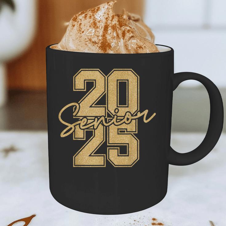 Senior 2025 Class Of 2025 Gold Senior Graduation Graphic Print Coffee Mug