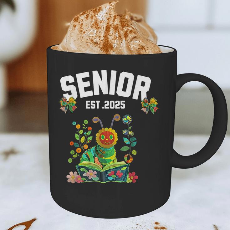 Senior 2025 Graduation Caterpillar For Kids Cute Coquette Graphic Print Coffee Mug