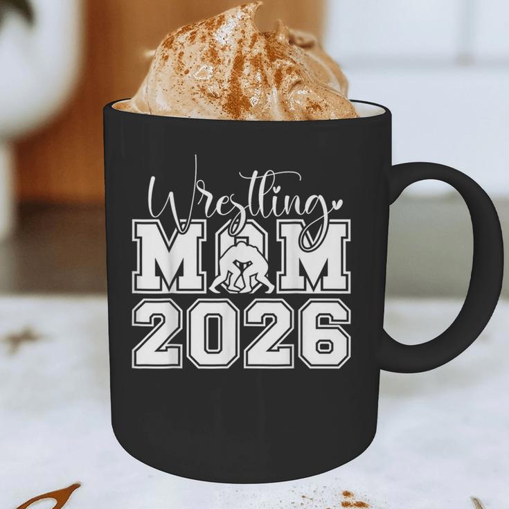 Senior 2026 Wrestling Mom Proud Senior 2026 Mom Graduation Graphic Print Coffee Mug