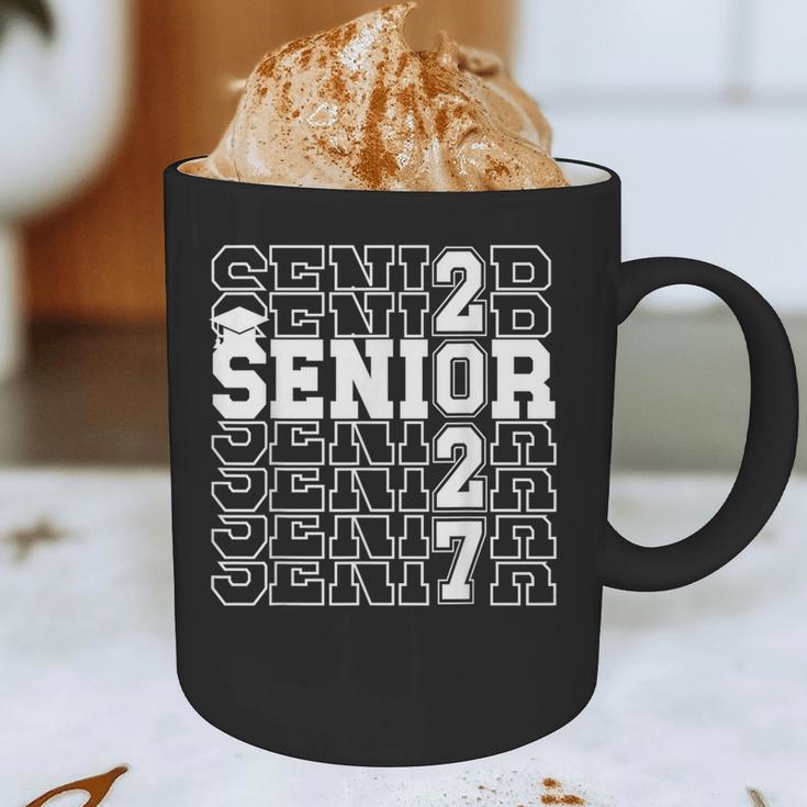 Senior 2027 Class Of 2027 Graduation Senior Grad 2027 Graphic Print Coffee Mug