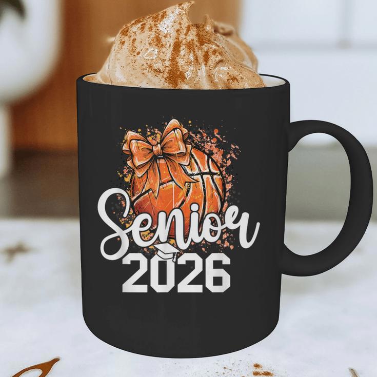 Senior Basketball Class Of 2026 Coquette Graduation Day Graphic Print Coffee Mug
