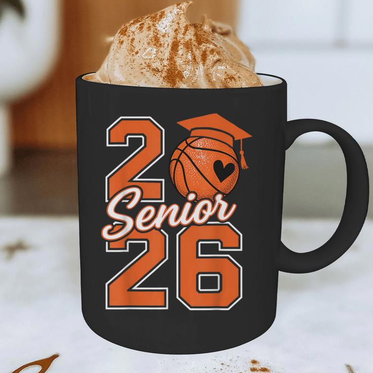 Senior Basketball Class Of 2026 Crew Basketball Graduation Graphic Print Coffee Mug