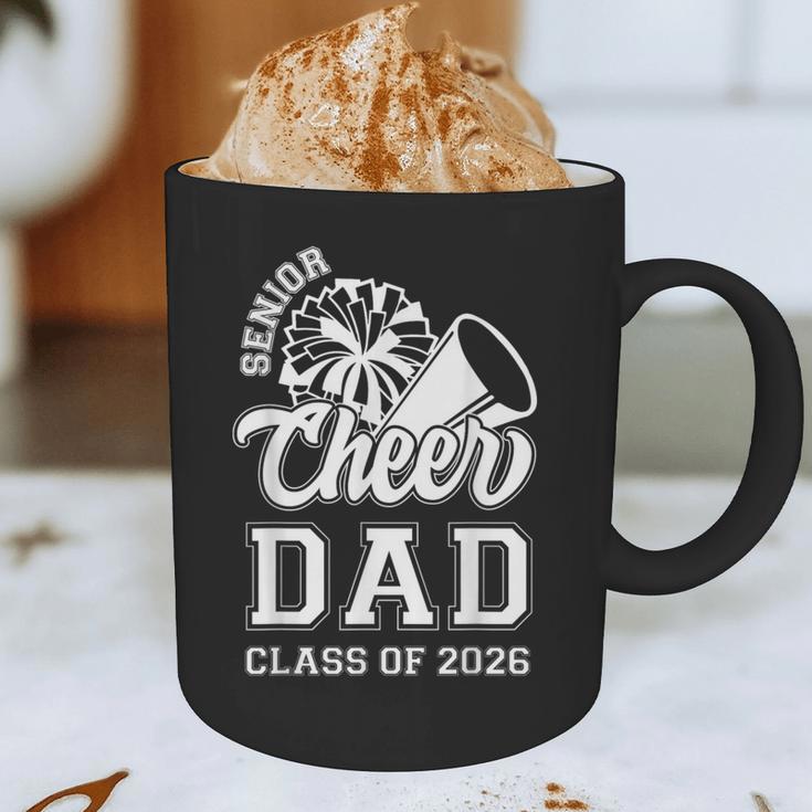 Senior Cheerleader Dad Cheer Class Of 2026 Graduation Men Graphic Print Coffee Mug