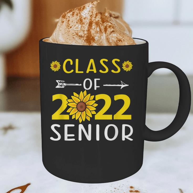 Senior Class Of 2022 Sunflower Graduation Seniors 22 Graphic Print Coffee Mug