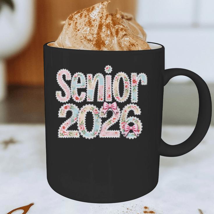 Senior Class Of 2026 Graduation 2026 Coquette Pink Bow Cute Graphic Print Coffee Mug