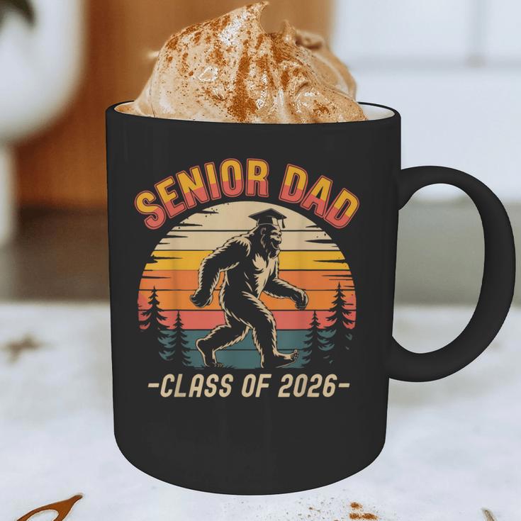 Senior Dad Class Of 2026 Bigfoot Vintage Graduation Graphic Print Coffee Mug