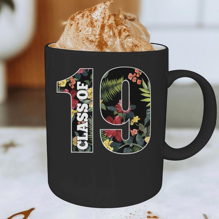 Senior Floral Class Of 2019 Shirt Graduation Idea Graphic Print Coffee Mug
