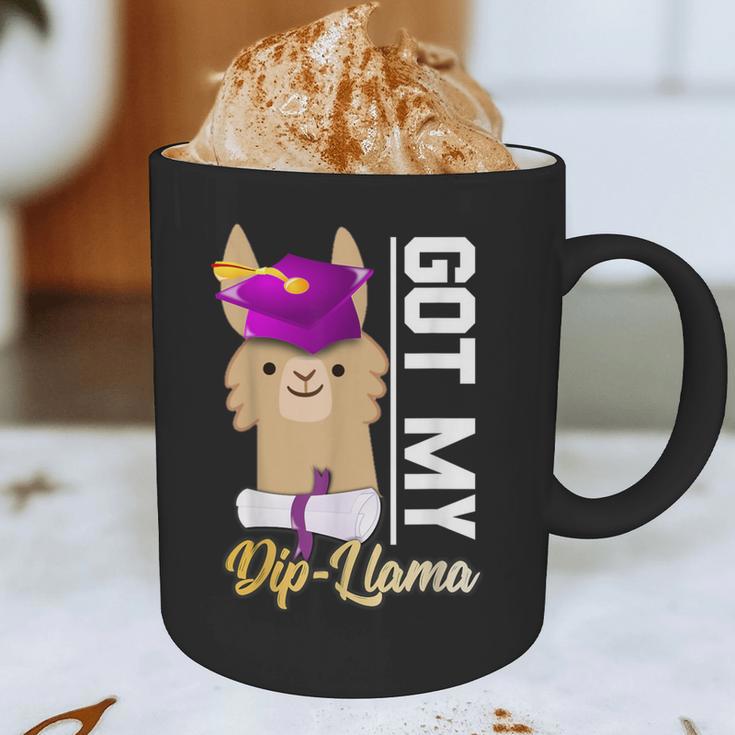 Senior Graduation TShirt 2019 Got My Diploma Llama Pun Shirt Graphic Print Coffee Mug