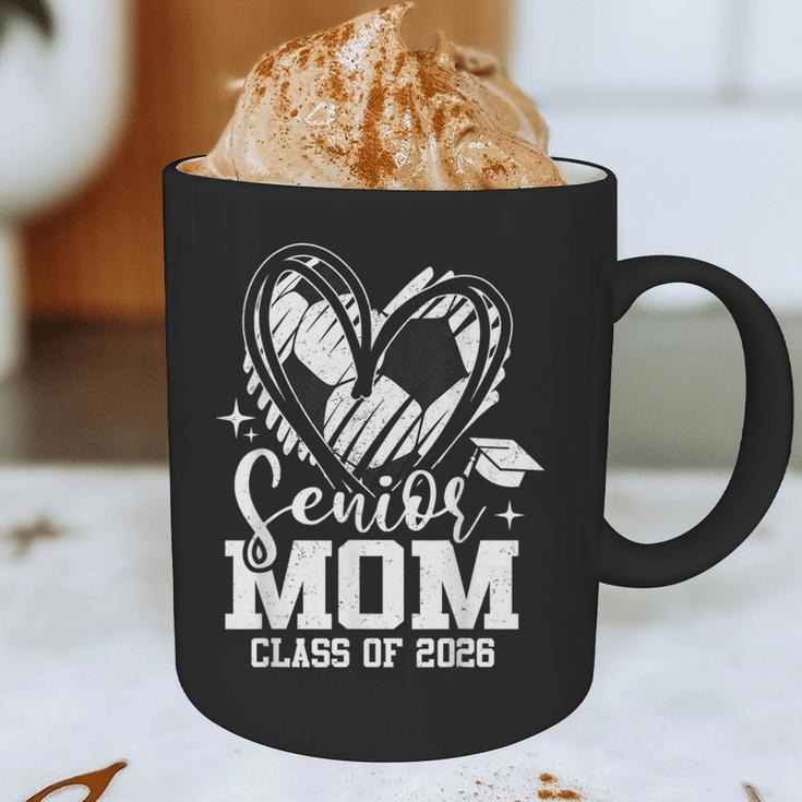 Senior Mom Class Of 2026 Soccer Graduation Heart Graphic Print Coffee Mug