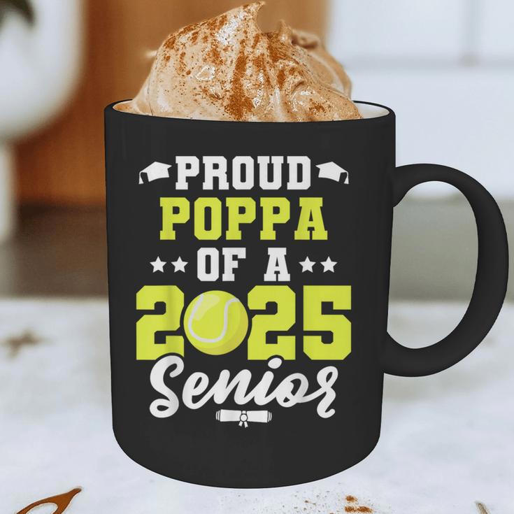 Senior Poppa 2025 Tennis Class Of 2025 Graduation Graphic Print Coffee Mug