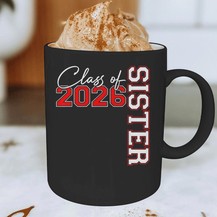 Senior Sister Class Of 2026 Proud Big Sis Graduation Family Graphic Print Coffee Mug