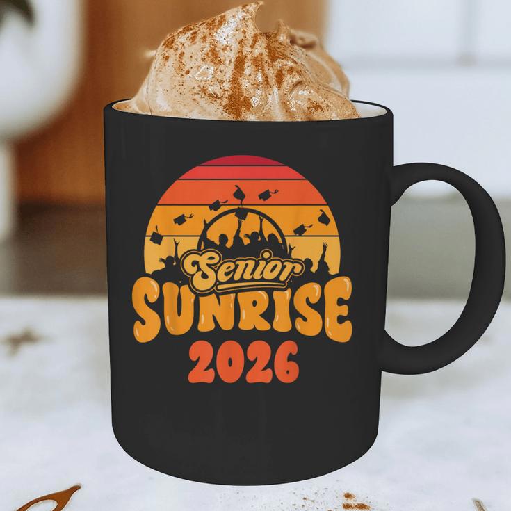 Senior Sunrise Class Of 2026 Graduation Proud Graduate Retro Graphic Print Coffee Mug