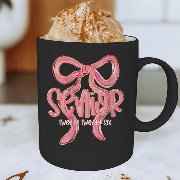 Senior Twenty Twenty-Six Coquette Graduation Class Of 2026 Graphic Print Coffee Mug