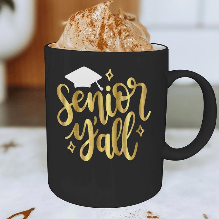 Seniors Y'All 2019 Graduation Tshirt High School College Graphic Print Coffee Mug