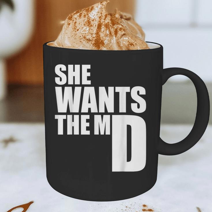 She Wants The MD Shirt Medical Graduation Doctor Graphic Print Coffee Mug