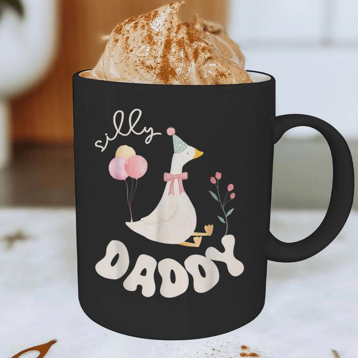 Silly Daddy Silly Goose Dad Birthday Family Matching Party Graphic Print Coffee Mug
