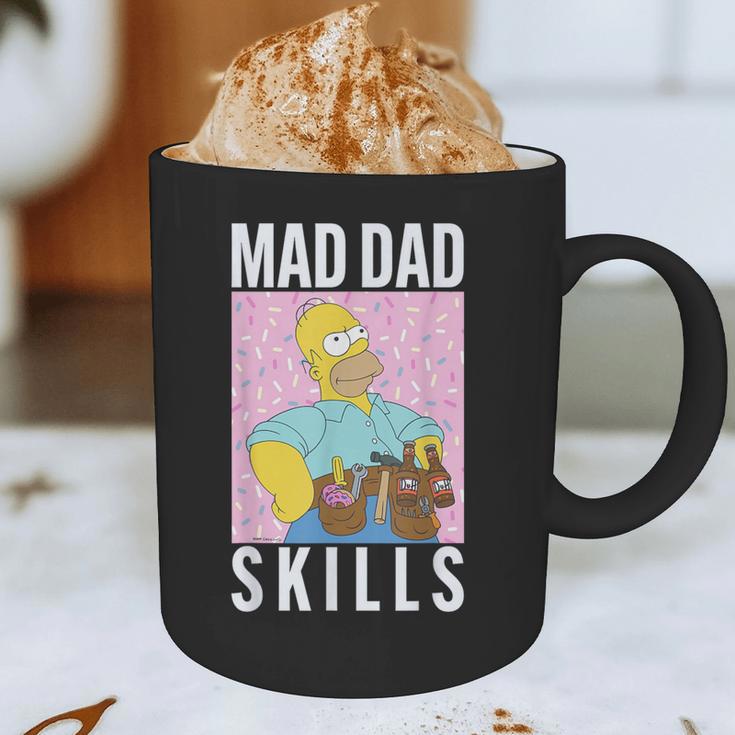 The Simpsons Father's Day Mad Dad Skills Homer Poster Graphic Print Coffee Mug The Simpsons Father's Day Mad Dad Skills Homer Poster Graphic Print Coffee Mug