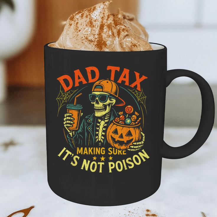 Skeleton Papa Halloween Dad Tax Making Sure Not Poison Graphic Print Coffee Mug