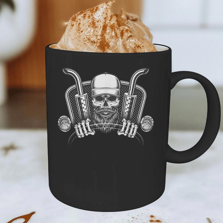 Skeleton Truck Driver Big Trucking Trucker Dad Graphic Print Coffee Mug Skeleton Truck Driver Big Trucking Trucker Dad Graphic Print Coffee Mug