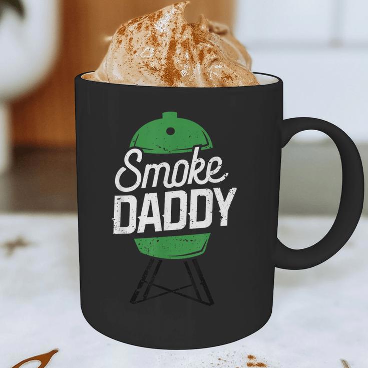 Smoke Daddy Green Egg Pitmaster Dad Tshirt BBQ Grill Graphic Print Coffee Mug