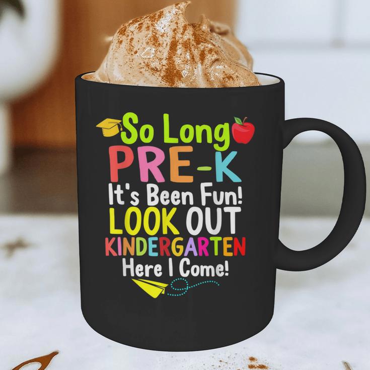 So Long Pre-K Kindergarten Here I Come Graduation Kids Graphic Print Coffee Mug
