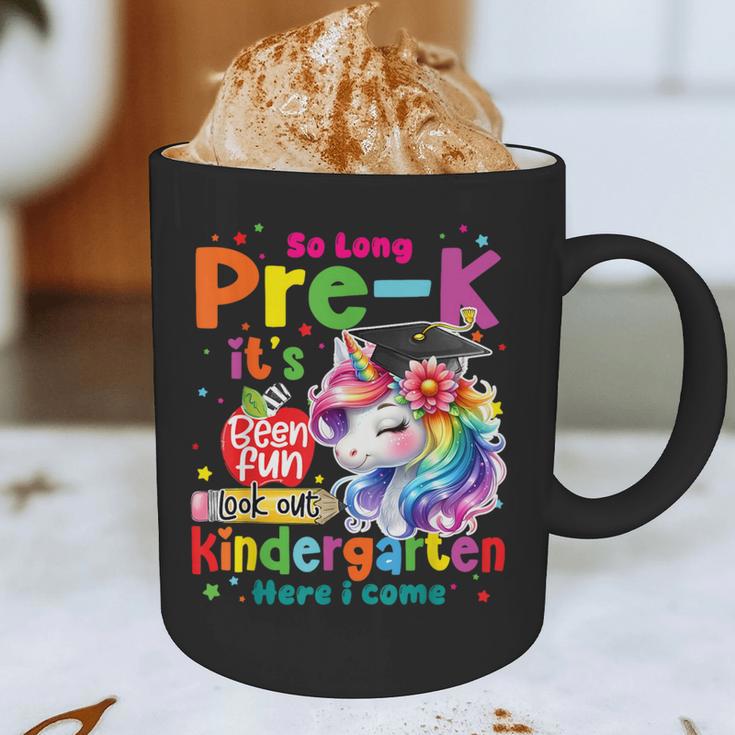 So Long Prek Pre-K Graduation Graduate Unicorn Kids Girls Graphic Print Coffee Mug