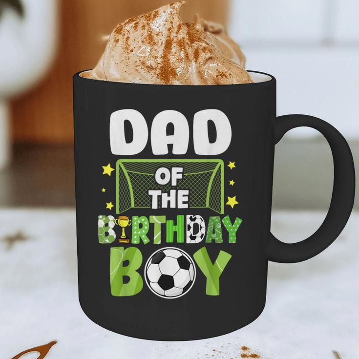 Soccer Dad Birthday Boy Party Soccer Family Matching Graphic Print Coffee Mug