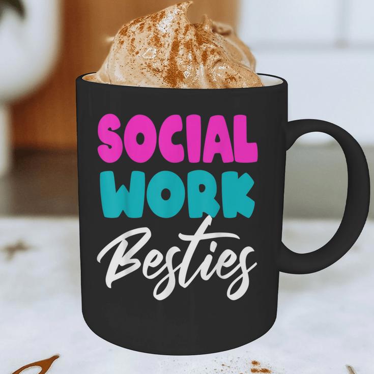 Social Worker Work Coworkers Best Friend Graduation MSW Graphic Print Coffee Mug