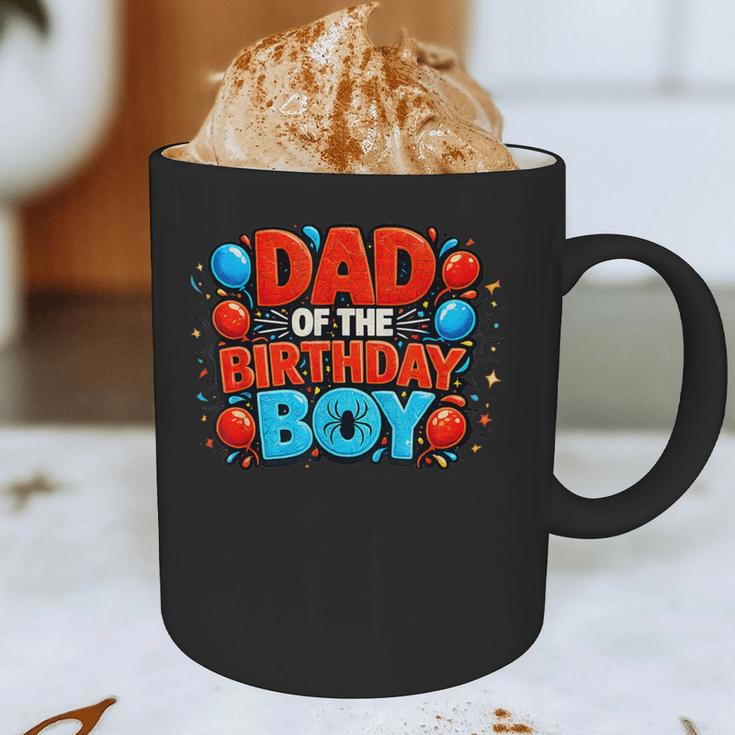 Spider Birthday Party Dad Of The Birthday Boys Spider Webs Graphic Print Coffee Mug
