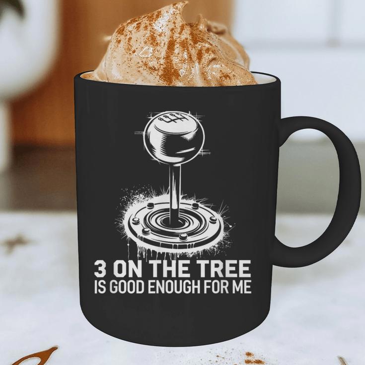 Stick Shift Nostalgia Column Shift Line Graphic Print Coffee Mug
