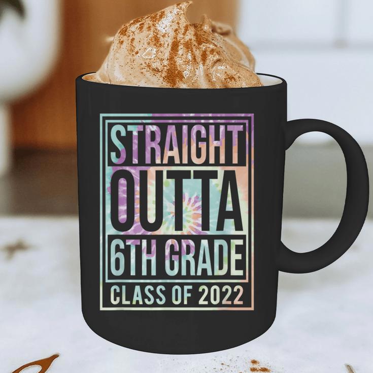 Straight Outta 6th Grade Class Of 2022 School Graduation Graphic Print Coffee Mug