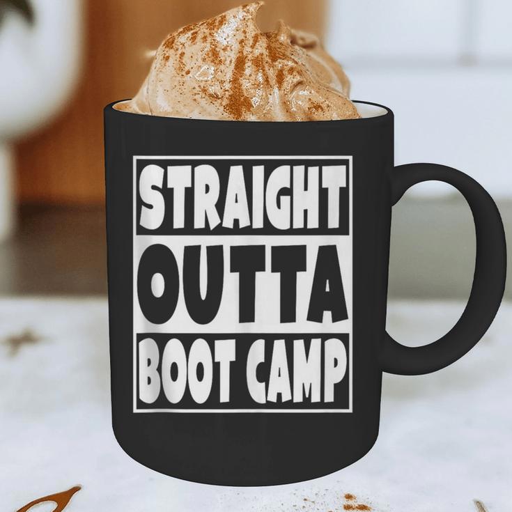 Straight Outta Boot Camp Military Basic Training Graduation Graphic Print Coffee Mug