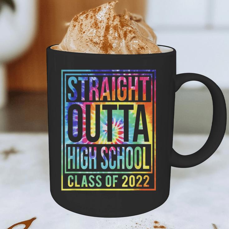 Straight Outta High School Class Of 2022 Graduation Graphic Print Coffee Mug