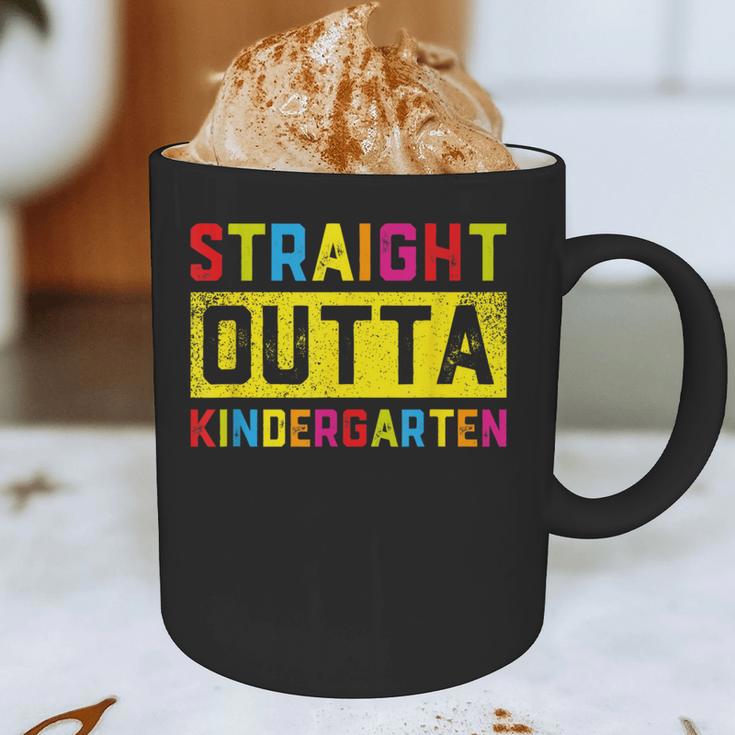 Straight Outta Kindergarten TShirt Graduation Kid Graphic Print Coffee Mug