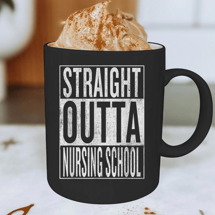 Straight Outta Nursing School Great Graduation Shirt Graphic Print Coffee Mug