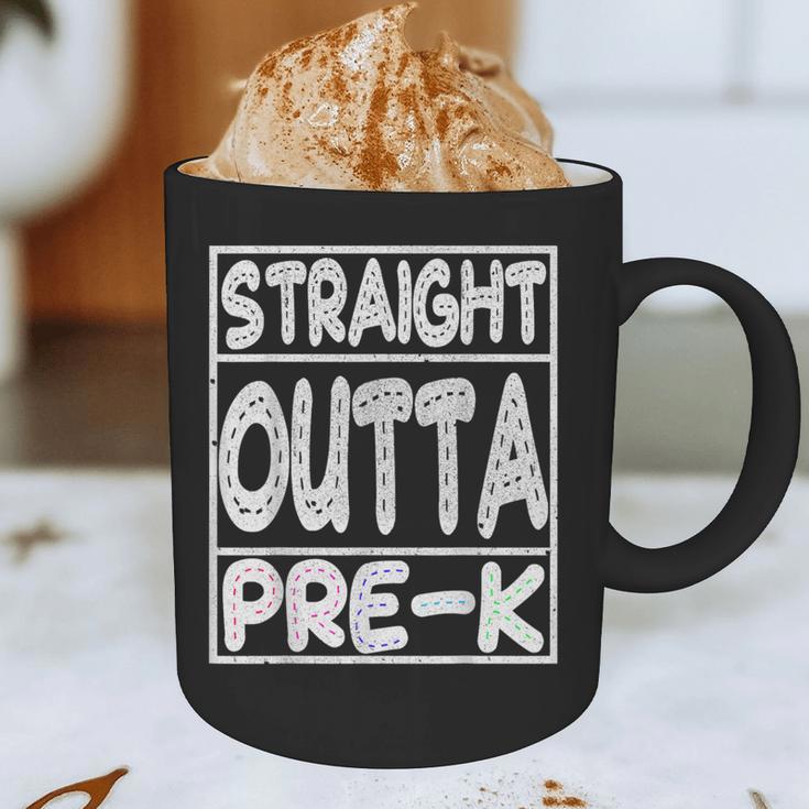Straight Outta Pre-K Shirt Great Graduation Preschools Graphic Print Coffee Mug