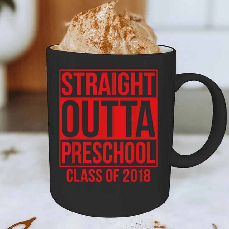 Straight Outta Preschool Graduation Class Of 2018 Graphic Print Coffee Mug