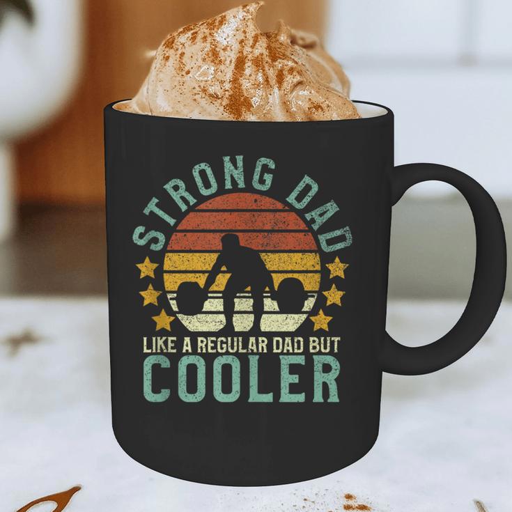 Strong Dad Workout Weight Lifting Father's Day Graphic Print Coffee Mug