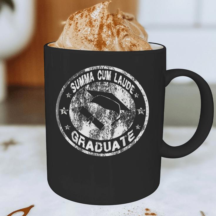 Summa Cum Laude Graduate GraduationShirt Men Women Graphic Print Coffee Mug