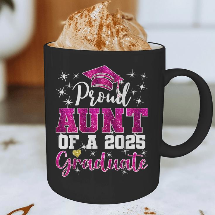 Super Proud Aunt Of 2025 Graduate Senior Graduation Family Graphic Print Coffee Mug