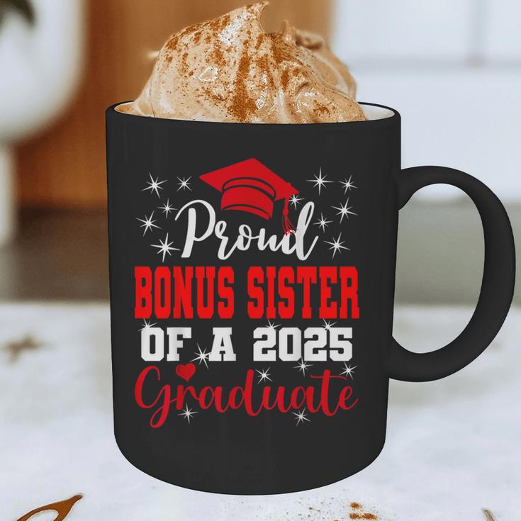 Super Proud Bonus Sister Of 2025 Graduate Graduation Family Graphic Print Coffee Mug