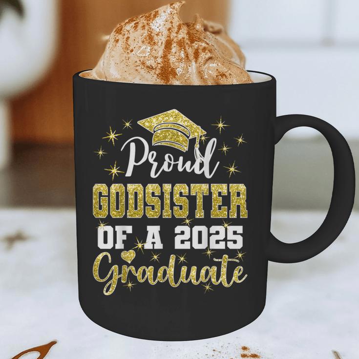 Super Proud Godsister Of 2025 Graduate Graduation Family Graphic Print Coffee Mug