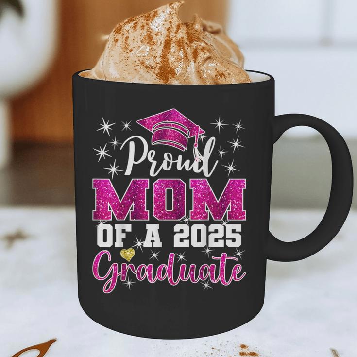 Super Proud Mom Of 2025 Graduate Senior Graduation Family Graphic Print Coffee Mug