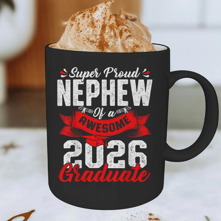 Super Proud Nephew Of a 2026 Graduate 26 Graduation Graphic Print Coffee Mug
